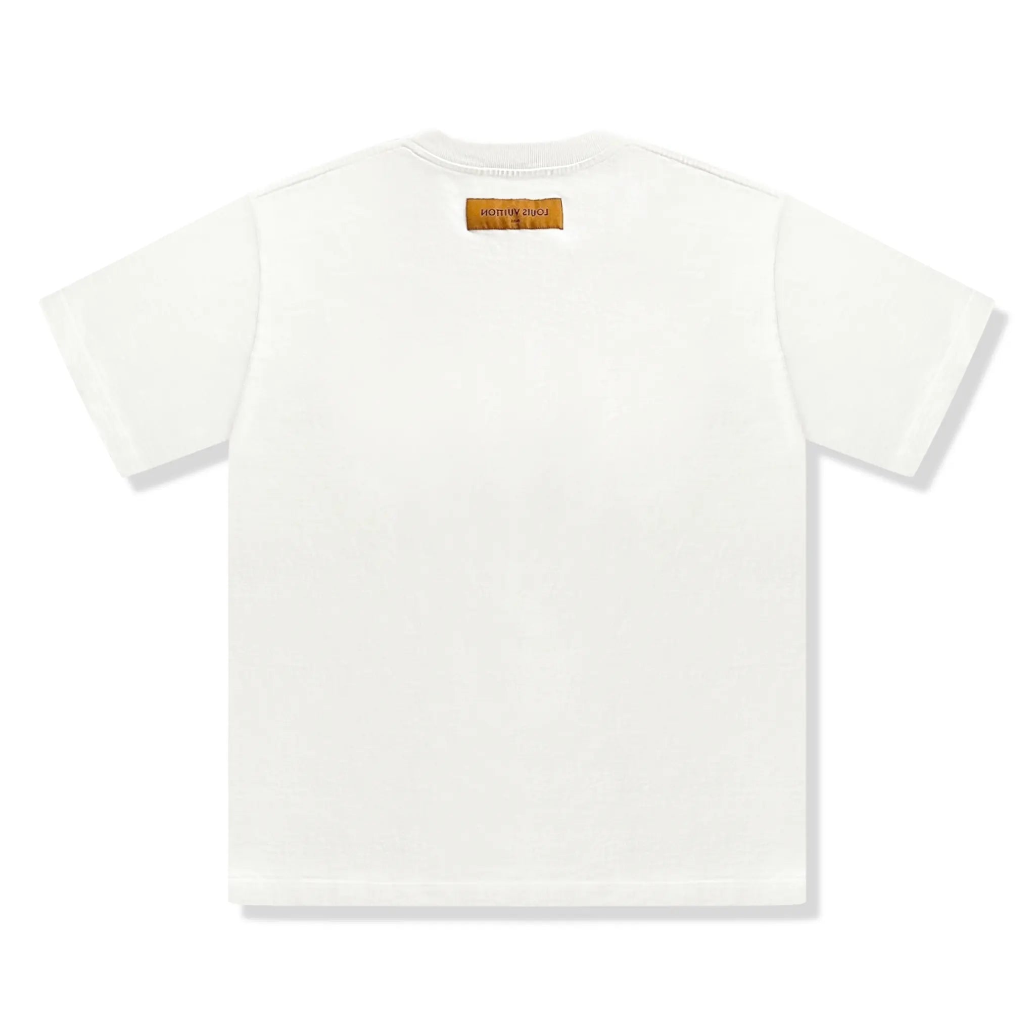 Front View of Preloved - Louis Vuitton Paris France Point Neuf 2018 White T-Shirt